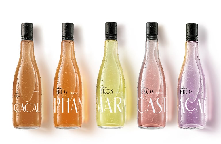 Línea completa de body splash Frescor Natura.